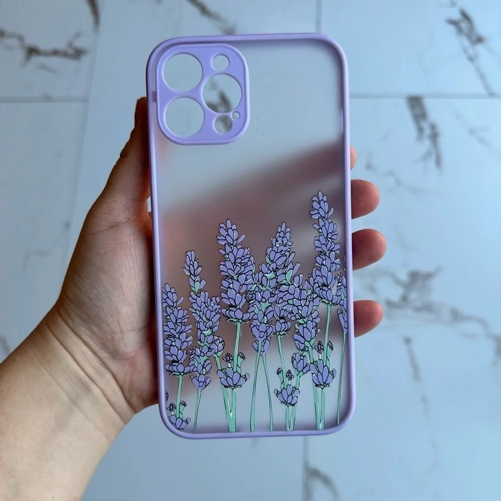 Case Iphone Pro Max Lavender Flower 6.3 inch